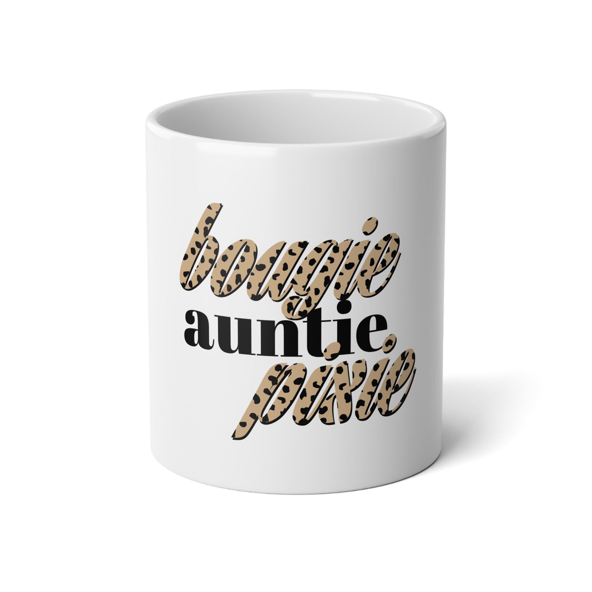 Coffee Mug - Bougie Auntie Pixie 20oz Jumbo Cup Gift for Aunties Printify