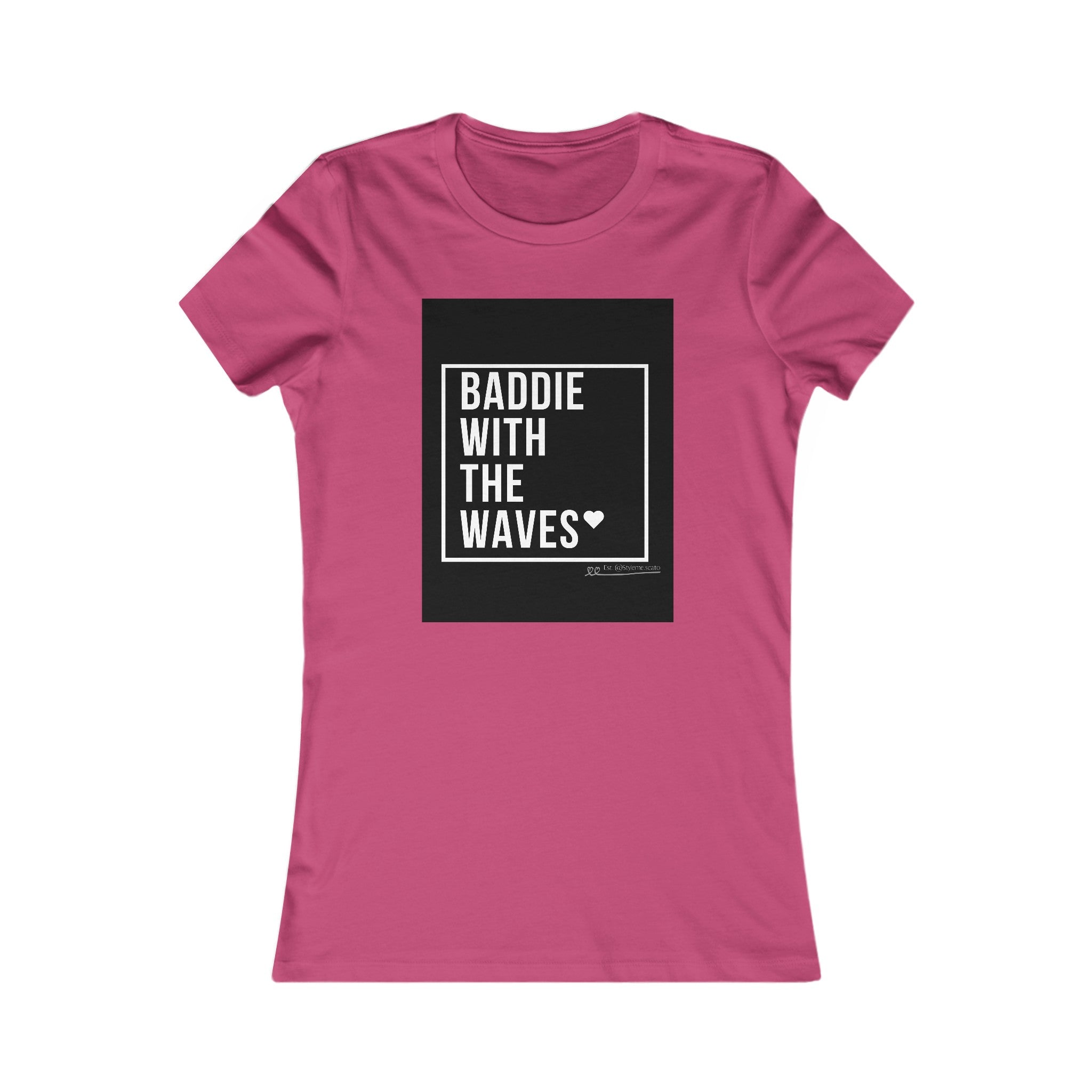 "Baddie with the waves" t-shirt Printify