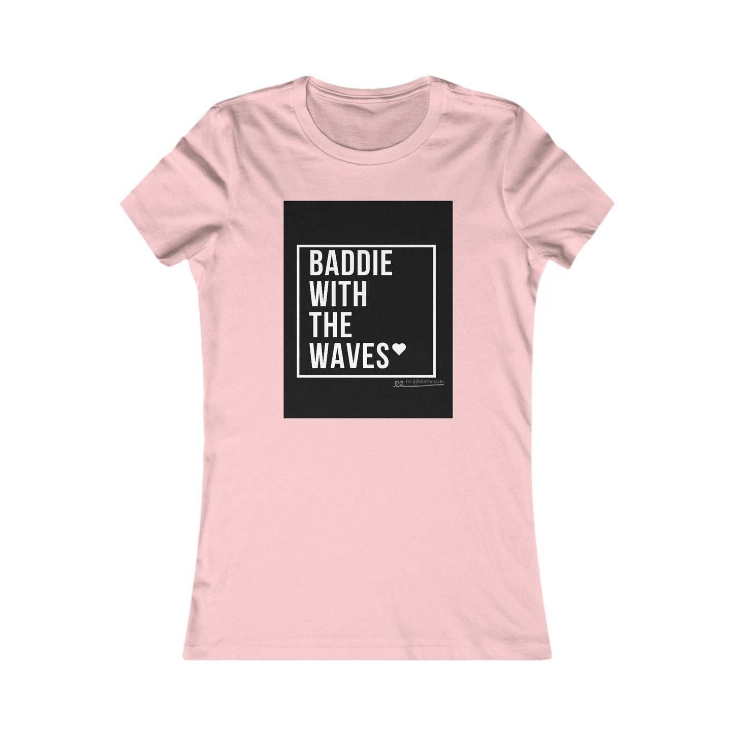 "Baddie with the waves" t-shirt Printify