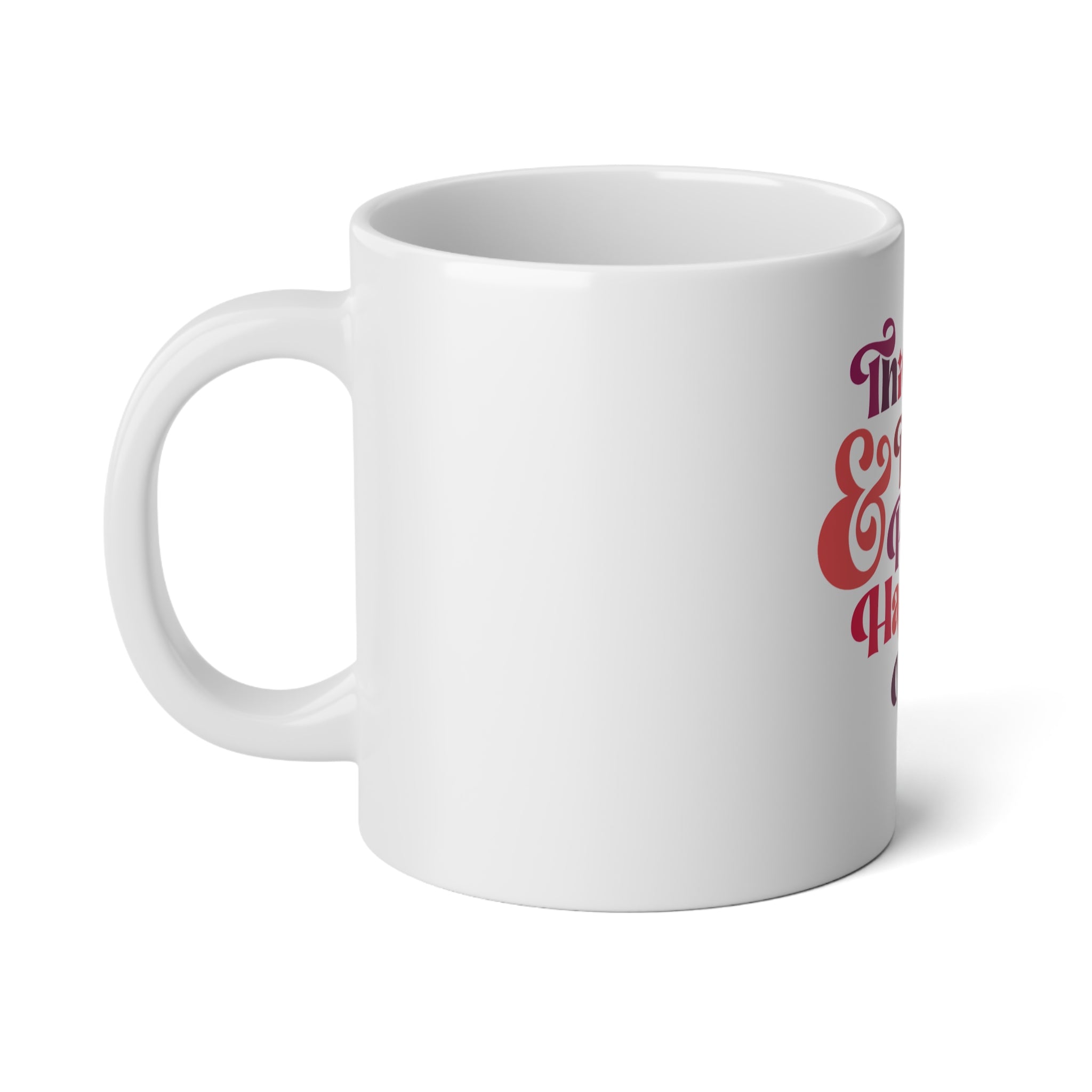 Jumbo Mug - Thick Thighs & Pixie Hair Vibes Mug, 20oz Printify