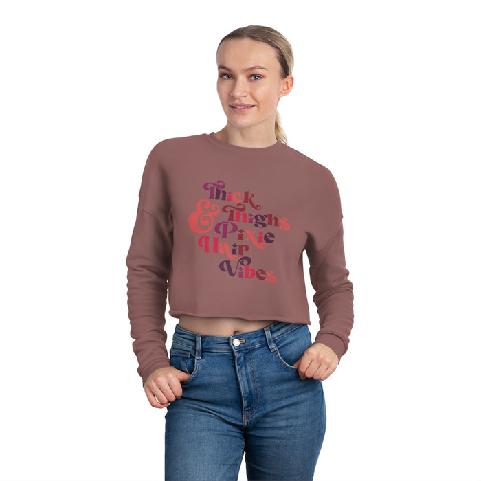 Women's Cropped Sweatshirt Printify