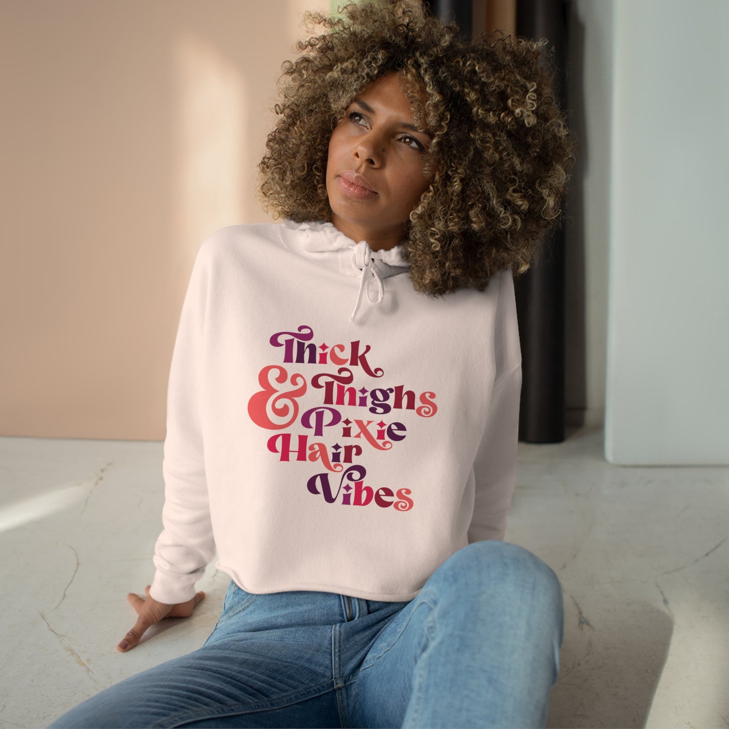 Crop Hoodie Printify
