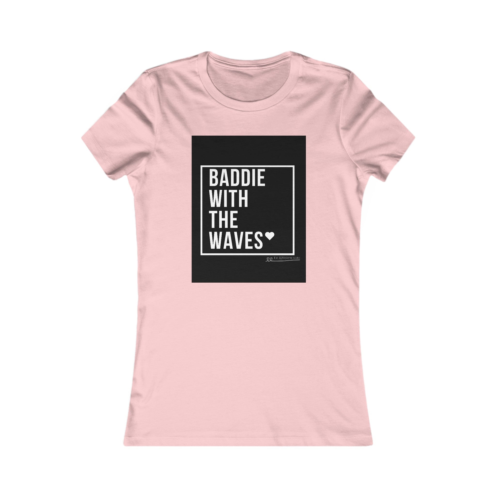 "Baddie with the waves" t-shirt Printify