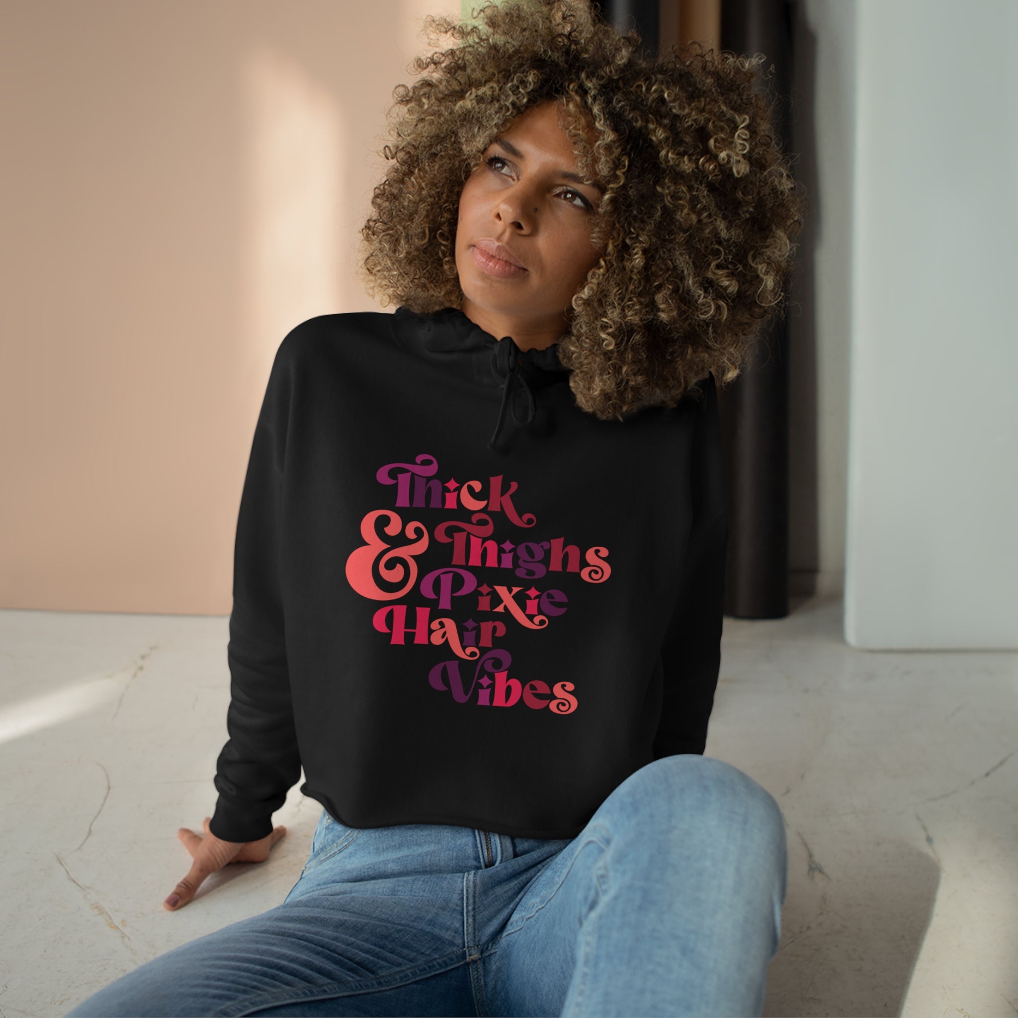 Crop Hoodie Printify