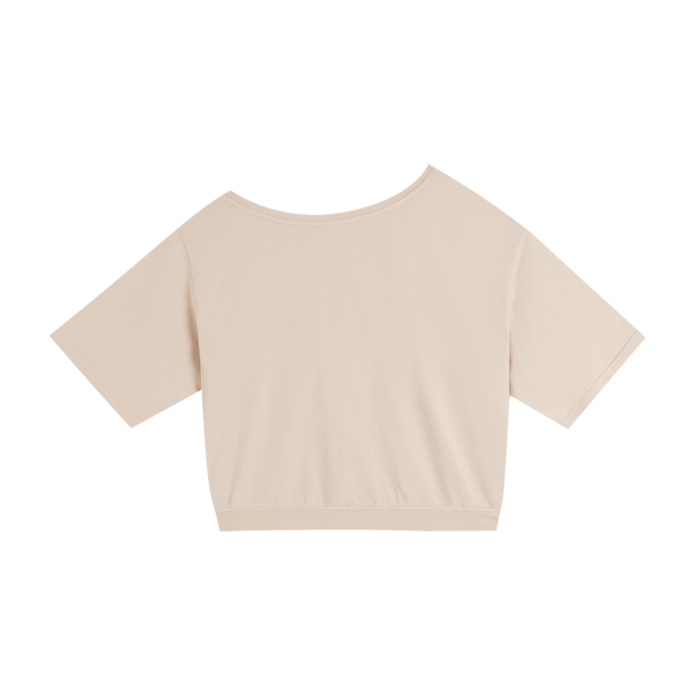 "B" FOR BOUJEE Asymmetric Shoulder Oversized Cotton T-Shirt ODMPOD