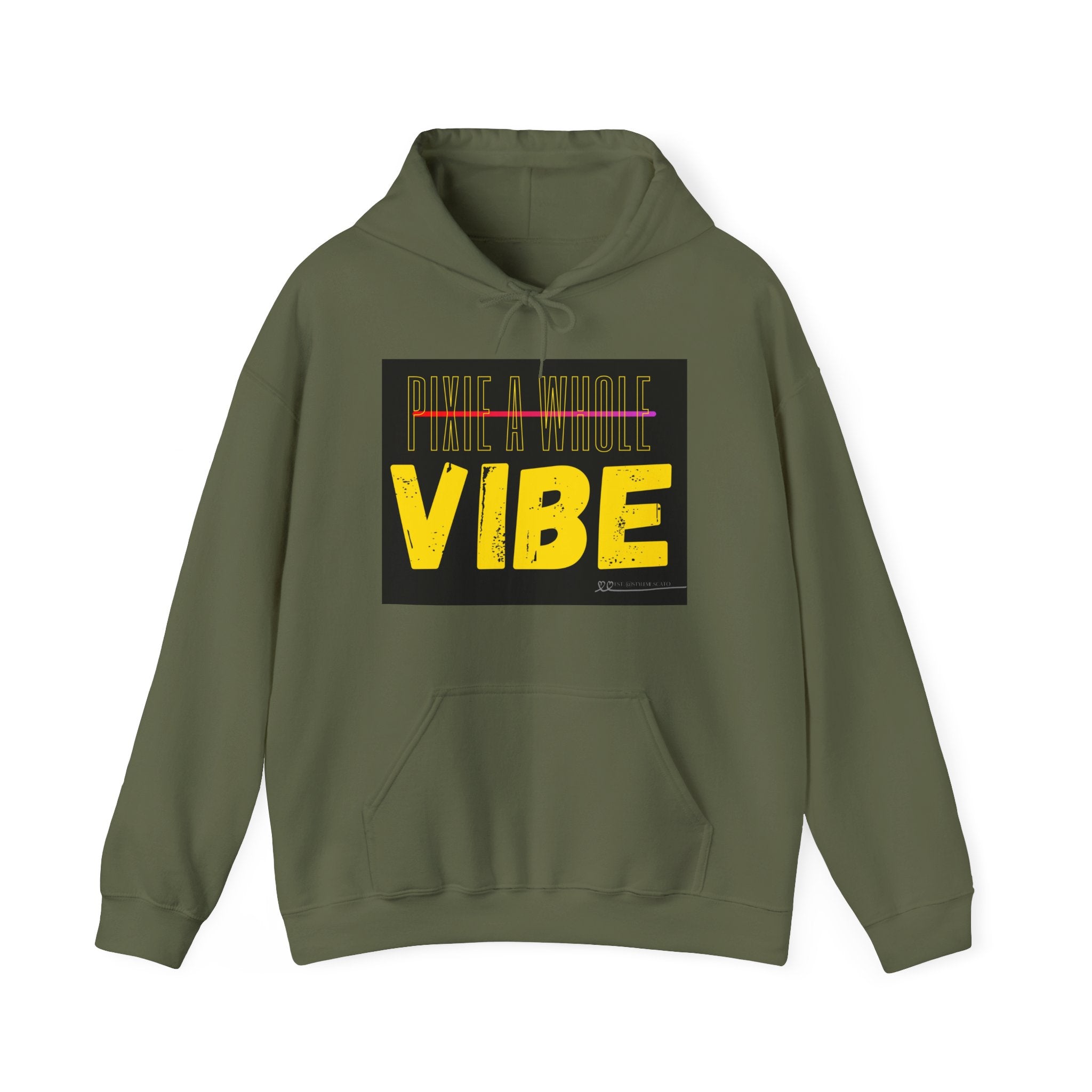 **Pixie a Whole Vibe Hooded Sweatshirt – Because Nobody Does It Like You** Printify