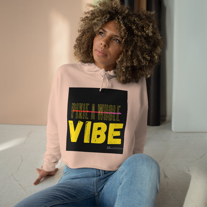 "PIXIE A WHOLE VIBE" Crop Hoodie